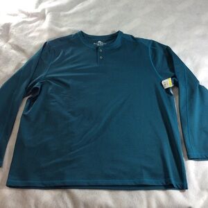 Tommy Bahama Men’s Big &Tall 2XLT Teal Long Sleeve Shirt NWT. #339